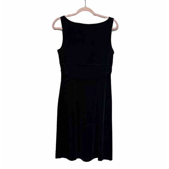 CATO Velvet Knotted Front Mini‎ Dress Sz. 10 Medium Whimsigoth Minimal Academia - Picture 3 of 6